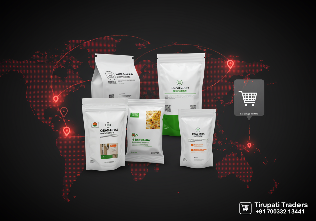 Indian e-commerce is booming, driving demand for flexible packaging. Learn about trends & analysis in this Tirupati Traders blog. Contact us today!