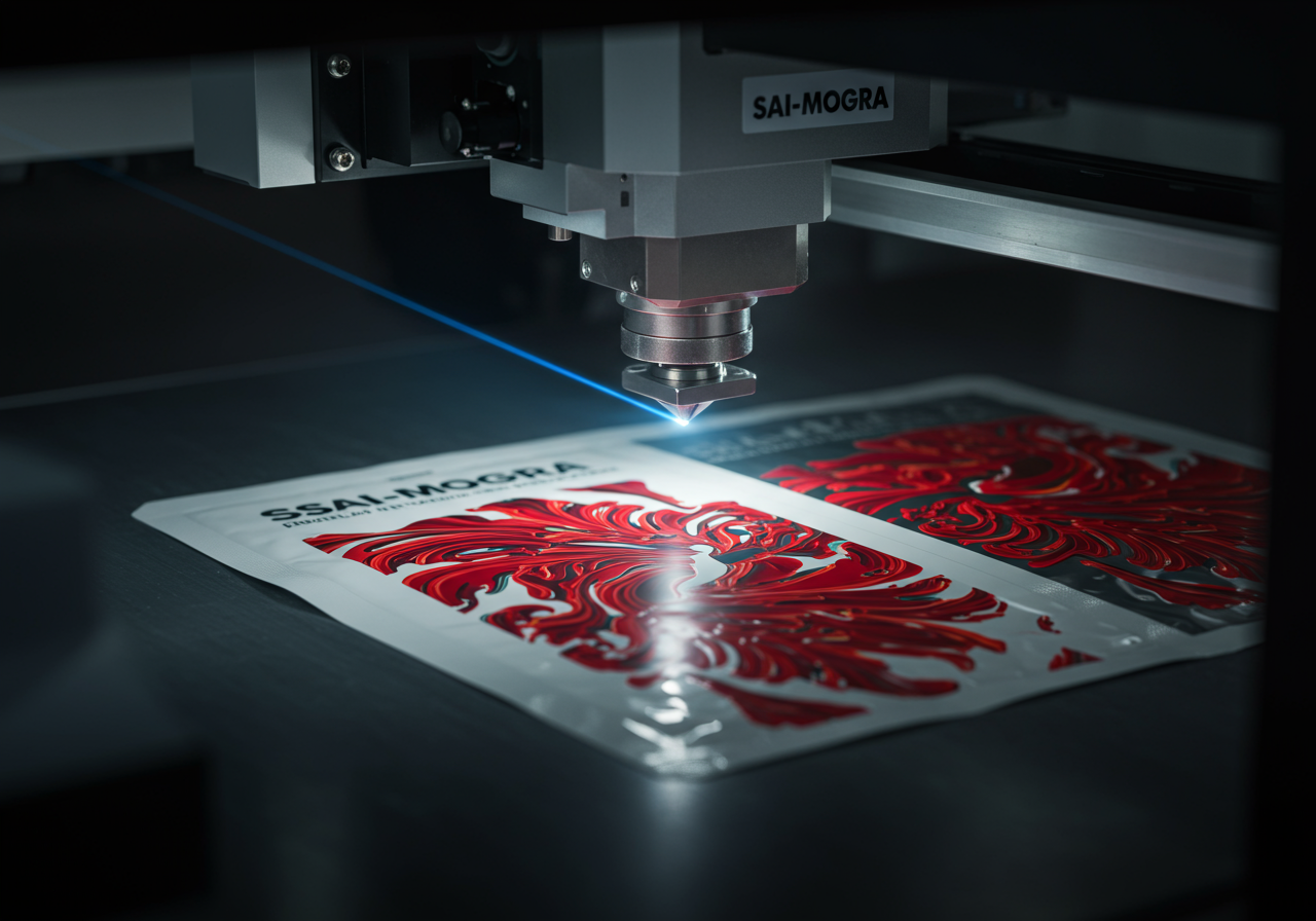 Elevate your brand with Sai-Mogra's precision printing on pouches. Discover how this technology achieves flawless designs and vibrant colours. Contact us today!