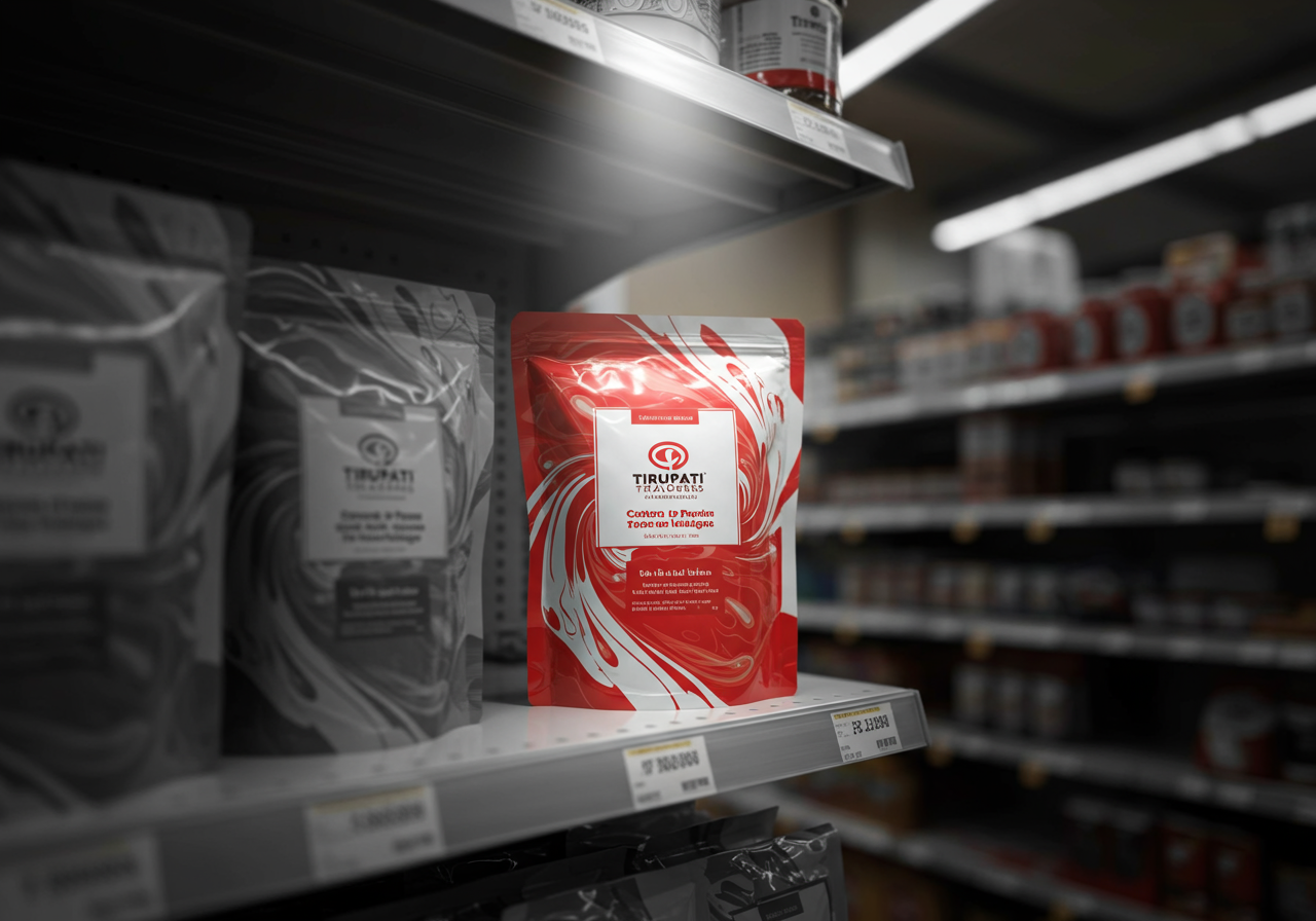 See how [Client Name] leveraged custom packaging solutions. Learn how Tirupati Traders tailored product packaging for increased brand visibility and sales. Contact us today!