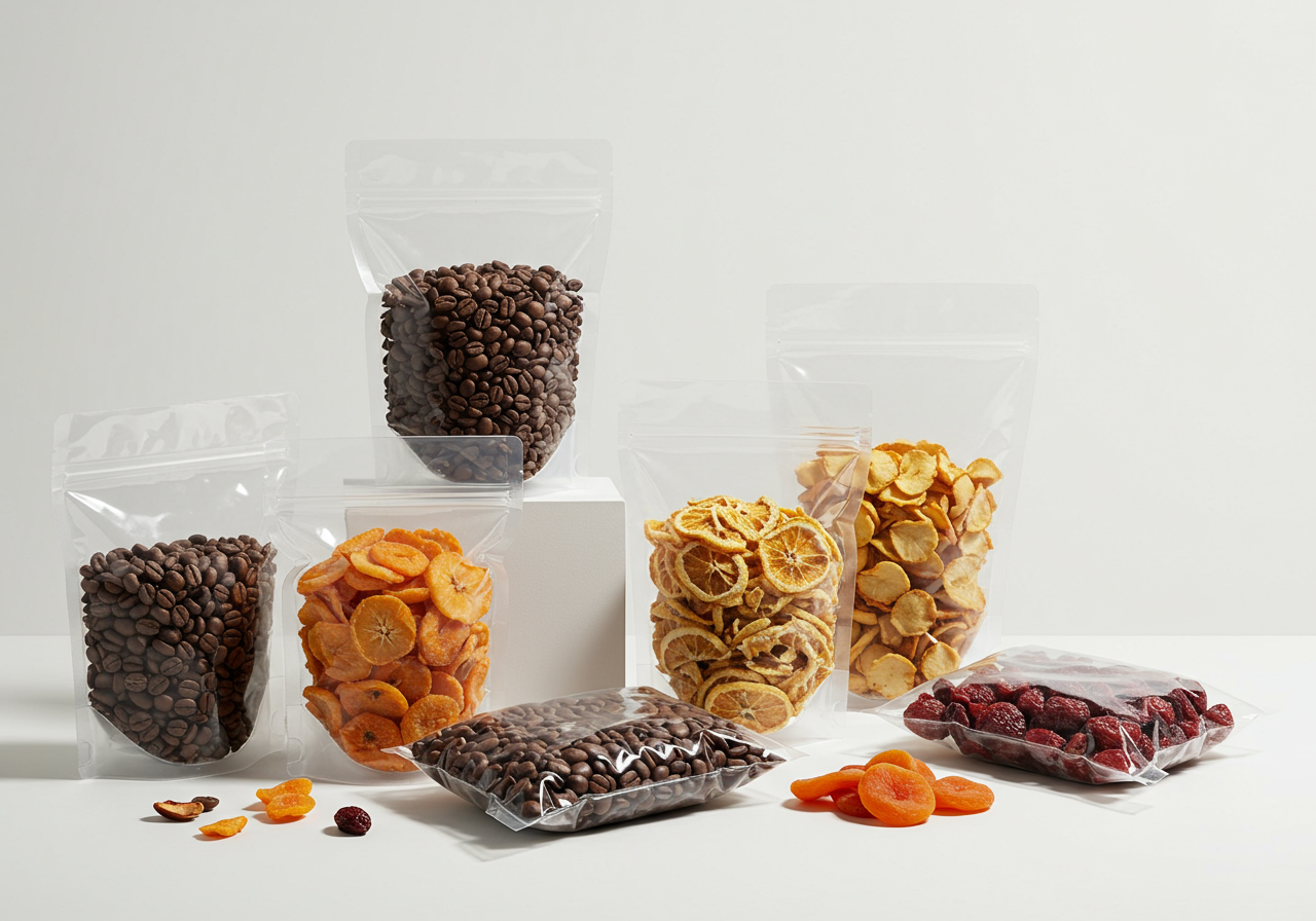 Focus Keyphrase: Clear Packaging Pouches Meta Description: Highlight your products with clear packaging pouches. Boost visibility & appeal to consumers. Get custom solutions from Tirupati Traders today!