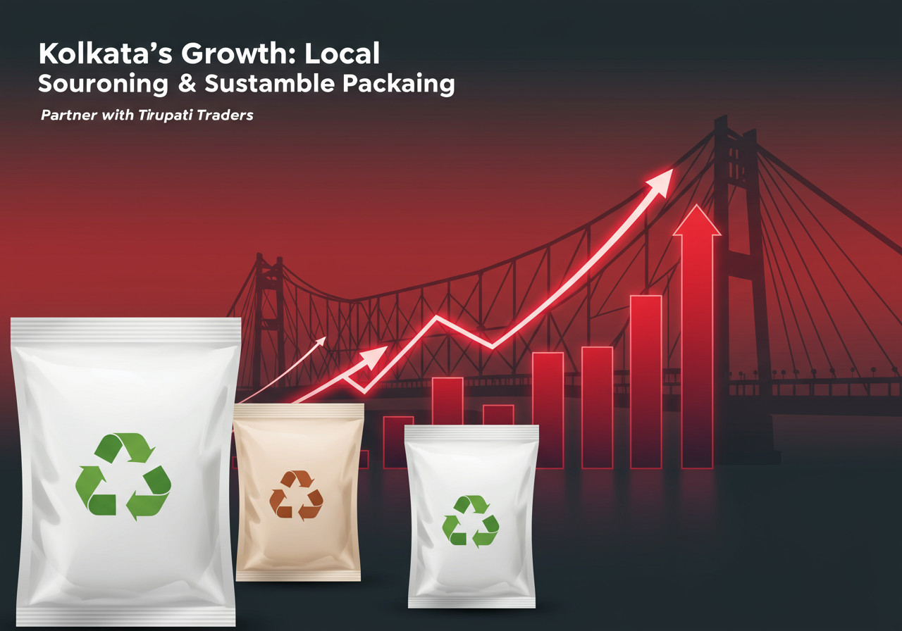 Support Kolkata's economy with local sourcing. Learn how sustainable packaging solutions boost growth. Partner with Tirupati Traders today!
