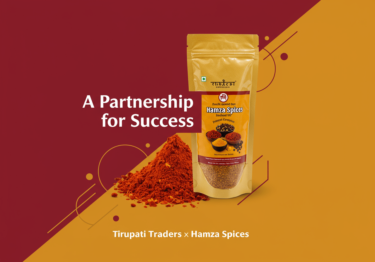 Meta Description: Discover how Tirupati Traders' custom laminated pouches helped Hamza Spices boost freshness & branding. Partner with us for your packaging needs!