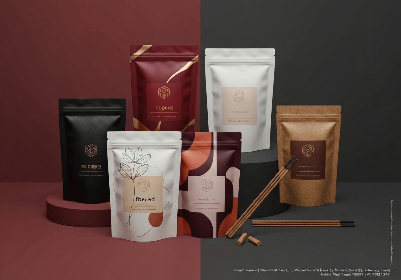 Discover trending agarbatti pouch designs for 2025. Elevate your brand with stylish, custom packaging. Contact Tirupati Traders today!