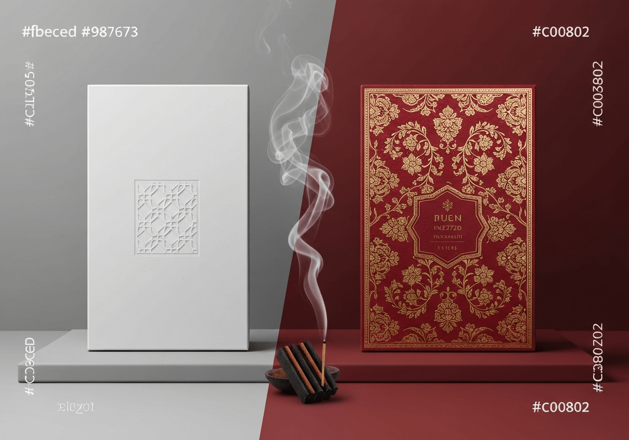 Focus Keyphrase: Packaging Design for Incense Brands Meta Description: Choose the ideal packaging design for incense brands. Compare minimalist vs ornate styles & customize with Tirupati Traders!