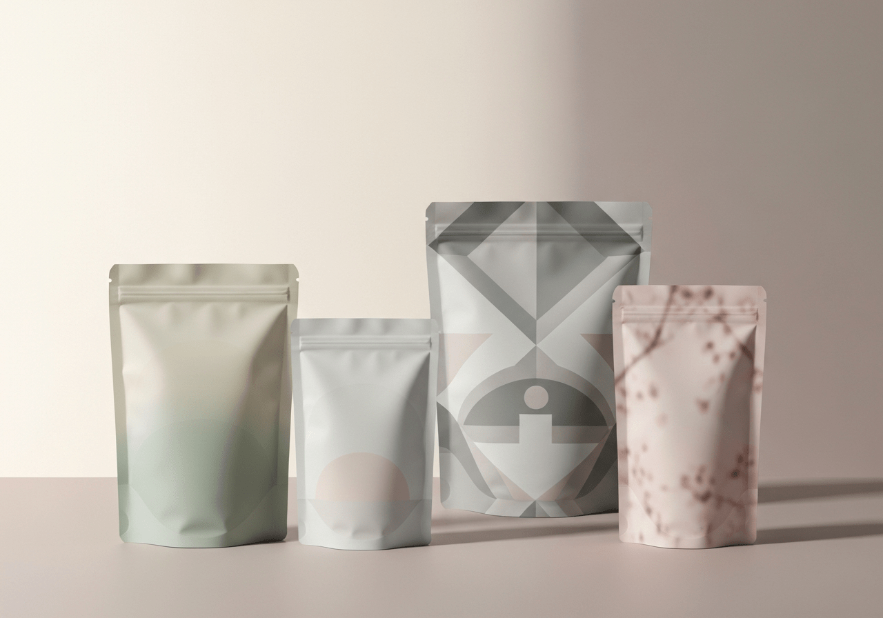 Meta Description: Discover calming color palettes for spiritual packaging. Inspire your modern brand with Tirupati Traders' custom pouch designs. Explore now!