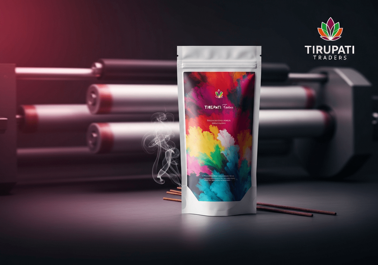 Meta Description: Elevate your incense packaging with flexographic printing. Learn techniques & applications for custom incense pouches at Tirupati Traders!