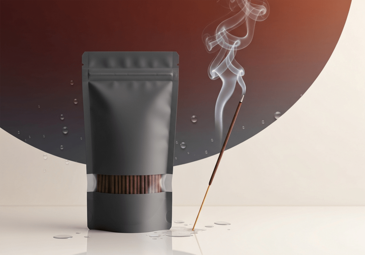 Preserve incense fragrance with moisture-proof packaging. Ideal for incense brands & retailers. Get custom solutions at Tirupati Traders!