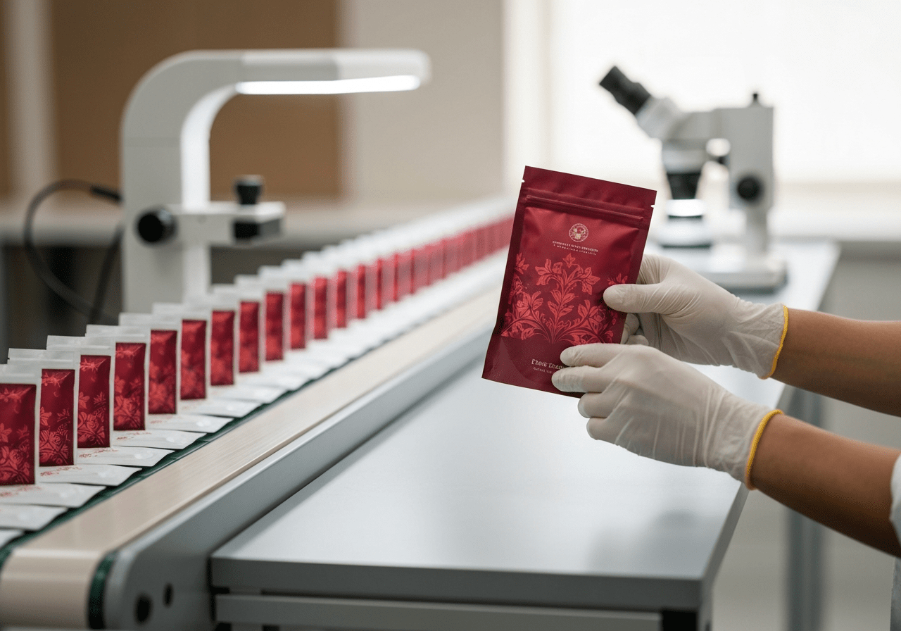 Ensure top-notch quality with our incense pouch manufacturing. Learn how quality control guarantees consistency. Contact Tirupati Traders today!