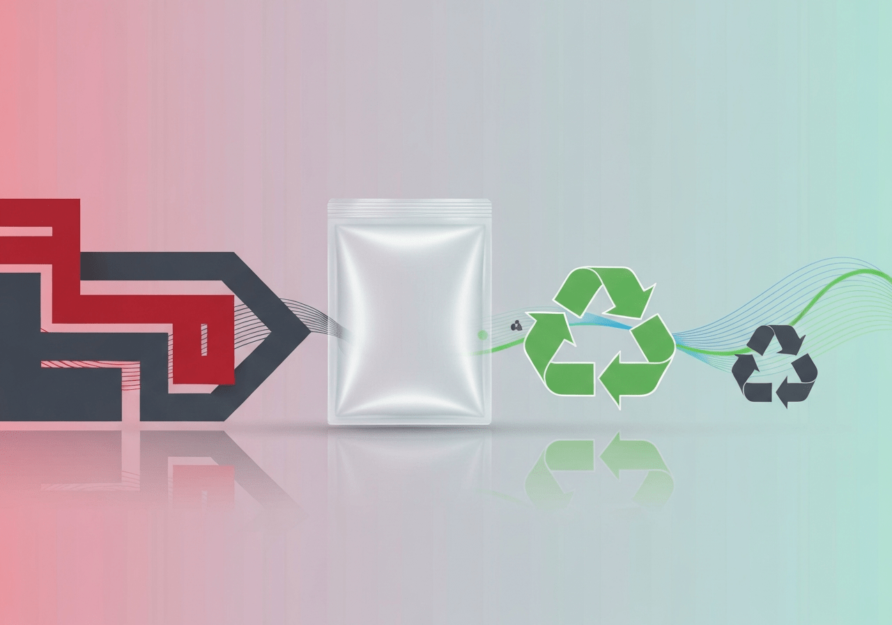 Discover the journey of PET pouches from production to eco-friendly disposal. Learn more & choose sustainable packaging with Tirupati Traders!