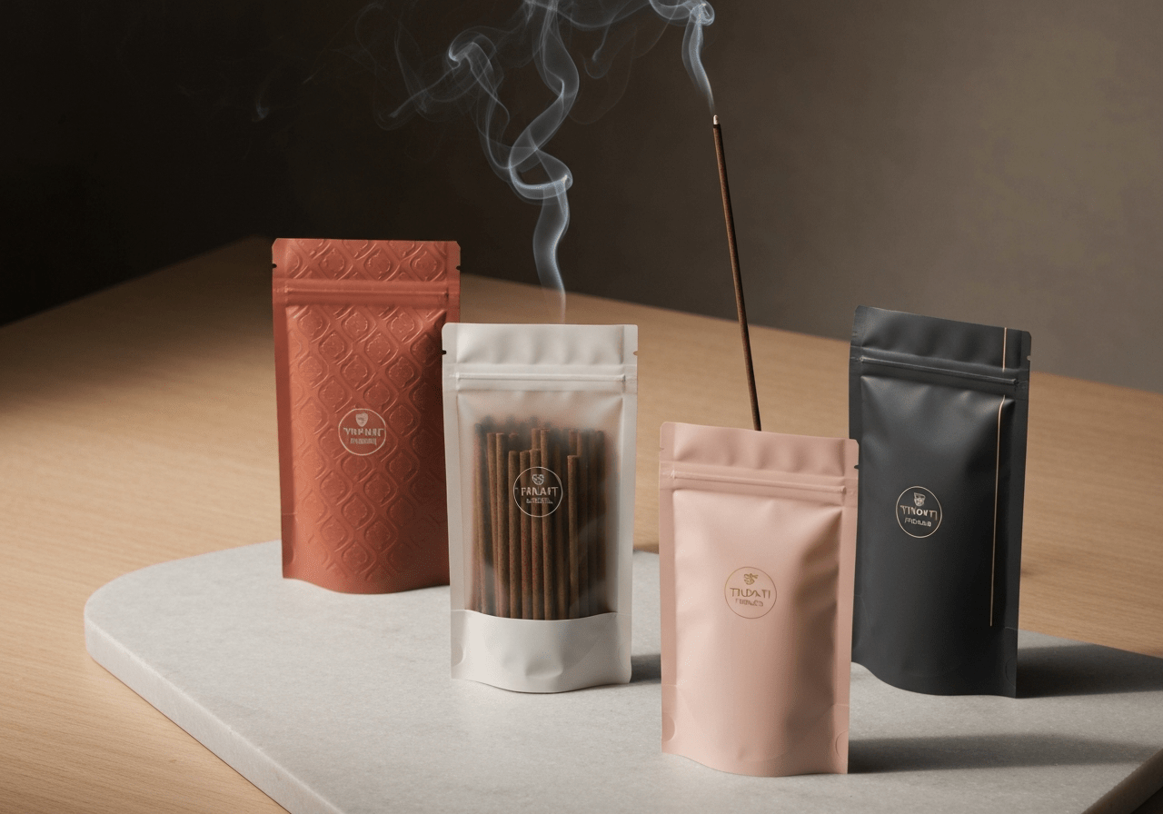 Meta Description: Enhance your incense packaging with custom pouches. Discover design tips & functional features. Get yours today at Tirupati Traders!