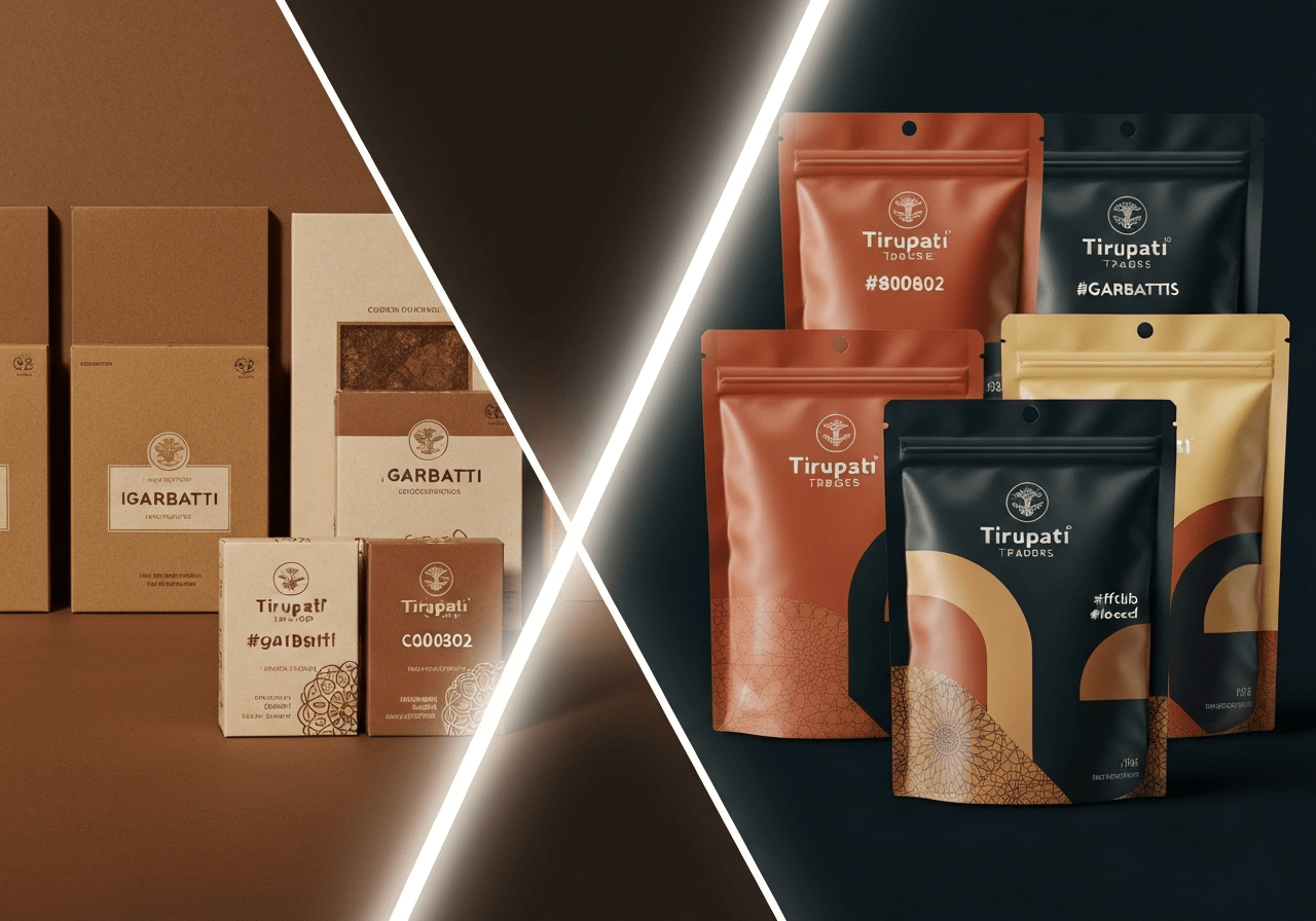 Meta Description: Elevate your brand with stylish agarbatti packaging. Discover modern designs & customization options at Tirupati Traders. Explore now!