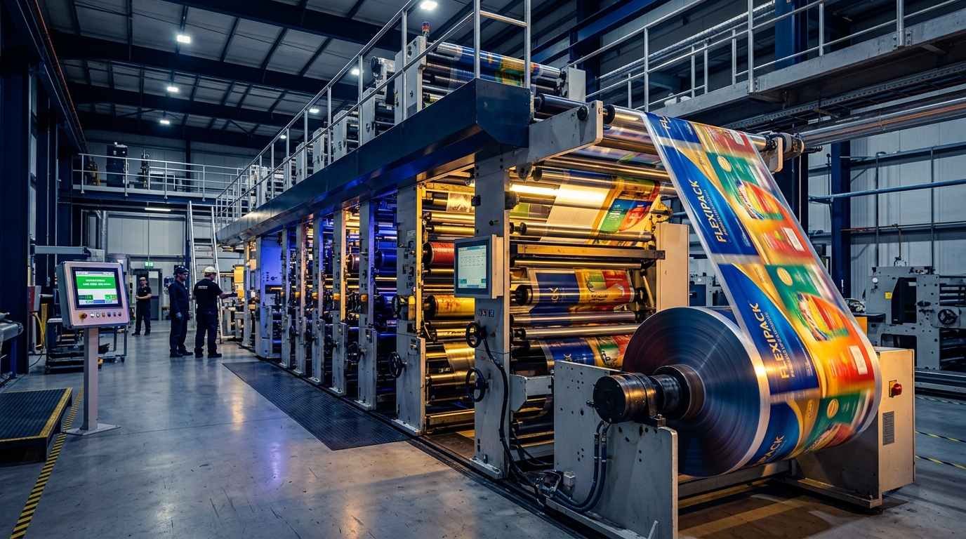 Flexographic & Rotogravure Packaging Film Printing Press Kolkata - Tirupati Traders